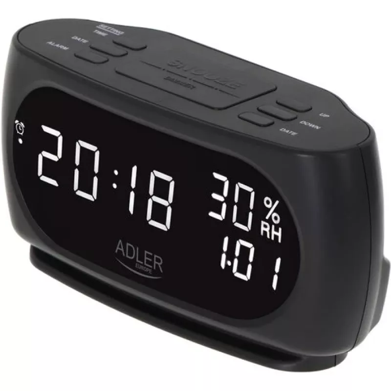 Adler AD 1186 alarm clock Digital alarm clock Black