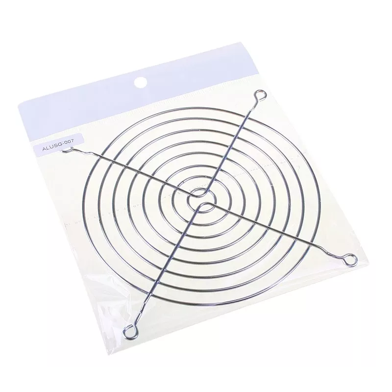 Fan guard / grill 140mm by Ohne hersteller, model FGR-140S, silver protective fan cover
