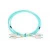 Fiber patchcord Extralink SC/APC–SC/APC, multimode OM3, duplex, 3 mm jacket, 5 m