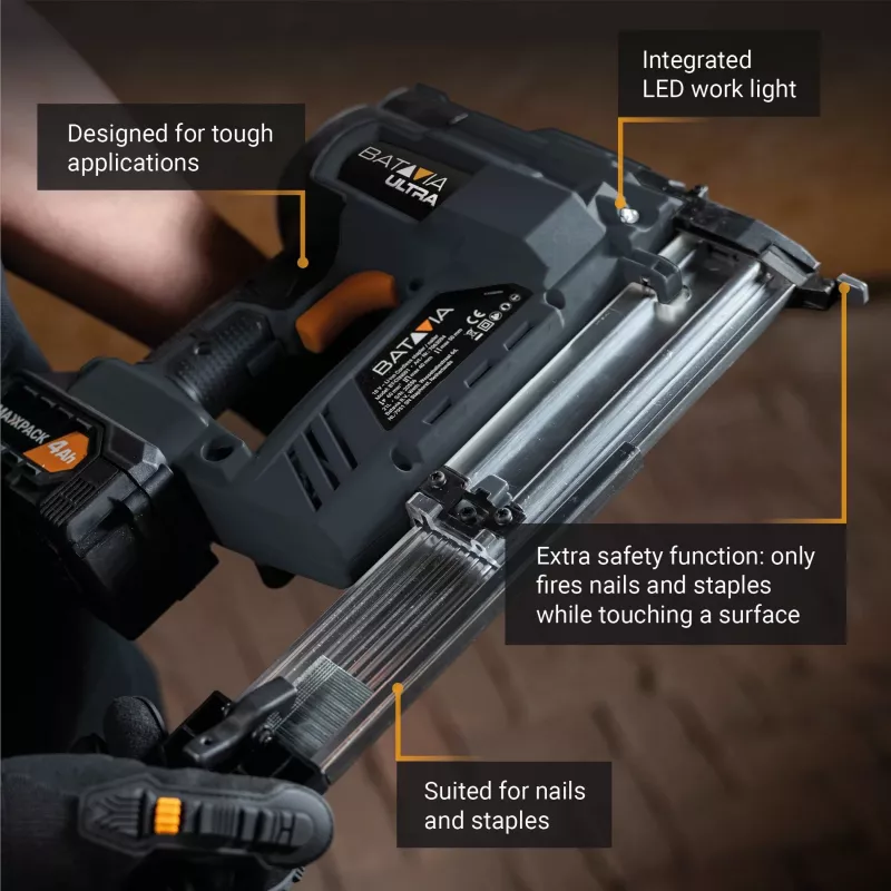Batavia B.V. | 18V combi staple gun - Without Battery and Charger