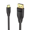 Vention USB-C to DisplayPort 8K Cable 2 m, USB Type-C to DP, Black