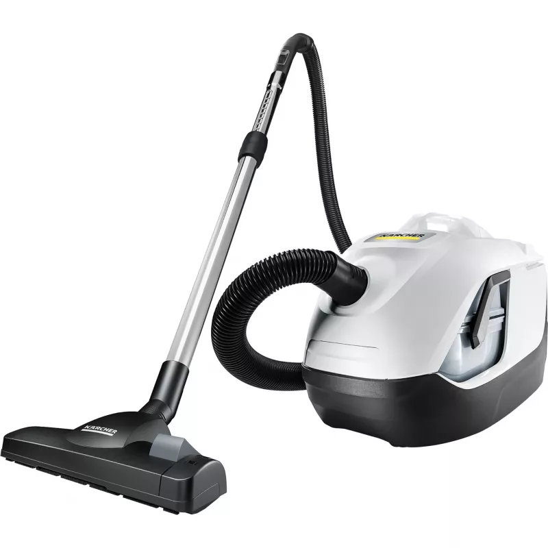 Cylinder vacuum Karcher DS 6 — dry, 650 W, 2 L dust capacity, HEPA 13, 10.2 m radius, telescopic tube