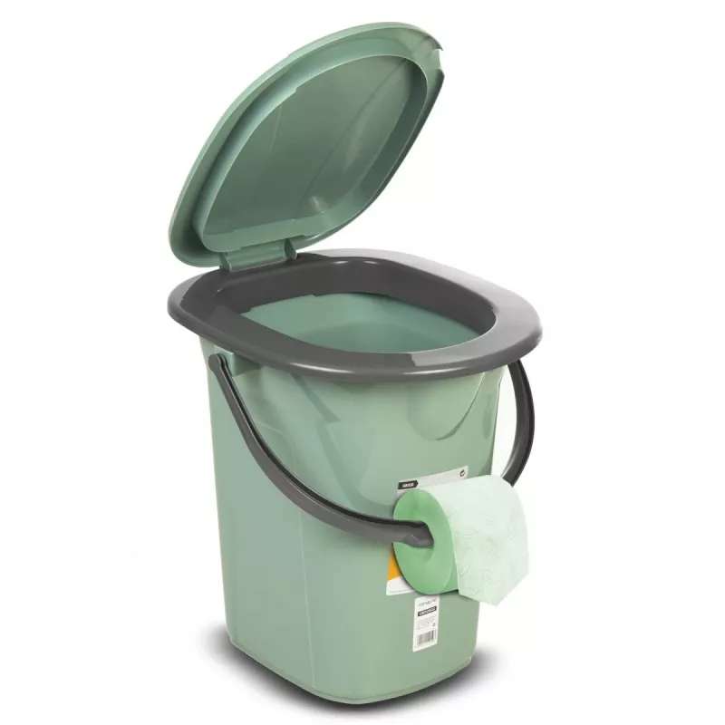 Portable toilet bucket GreenBlue GB320GG — lightweight portable toilet bucket, model GB320GG