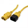 ROLINE 19.08.1532 Power Cable Yellow 3 m IEC 320 (19.08.1532)