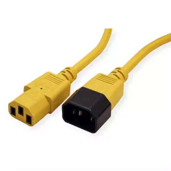 ROLINE 19.08.1532 Power Cable Yellow 3 m IEC 320 (19.08.1532)