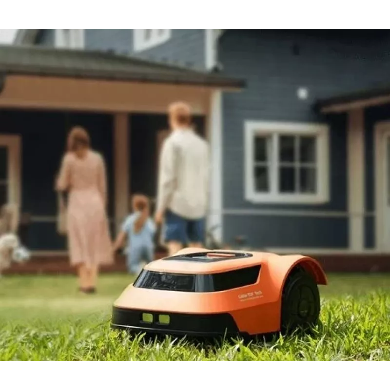 EZVIZ RM600 orange robotic lawn mower