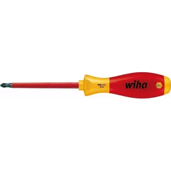 Wiha VDE Phillips Screwdriver PH 0 Blade Length: 60 mm DIN ISO 8764, DIN EN 60900 (00846)