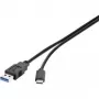 USB cable Renkforce USB Type A to USB-C 3.1 1.8 m