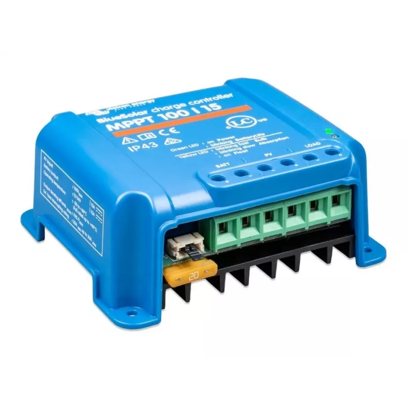 MPPT Solar Charge Controller Victron Energy BlueSolar 100/15 — 15A, 100V max PV