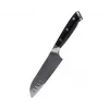 Kohersen Elegance Ebony Wood Santoku knife Damascus steel 12.7 cm
