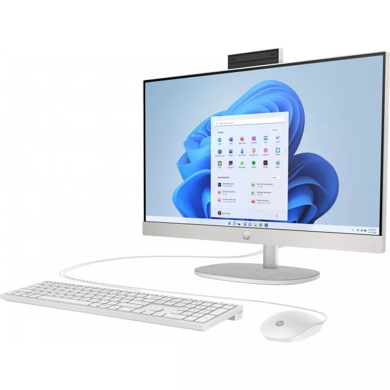 HP 24-cr0006ng - All-in-One (Complete Solution) - Ryzen 5 7520U / 2,8 GHz - RAM 16GB - SSD 512GB - NVMe - Radeon 610M - 1GbE, Wi-Fi 6, Bluetooth 5,3 - WLAN: 802,11a/b/g/n/ac/ax, Bl
