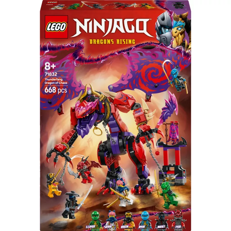 LEGO NINJAGO 71832 Thunderfang Dragon of Chaos