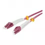 Synergy 21 LWL-2-Faser-Patchk. 0.5mtr.LC-LC 50/125um OM4 AD 2mm flexible Knickschutztülle - Multimode-Faser - 0,5 m