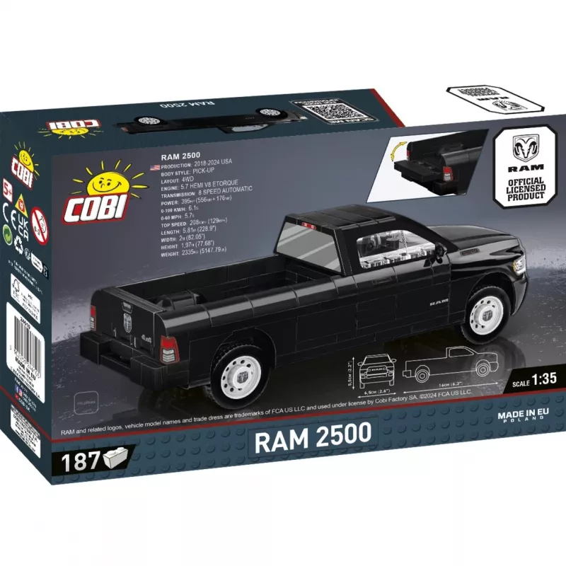Construction toy Cobi RAM 2500 2-in-1 buildable model, COBI-24610
