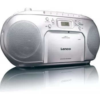 Lenco SCD-42 - FM - Players - CD - CD-R - CD-RW - auto-stop - repeat - LCD - AC/Battery (SCD420SILBER)