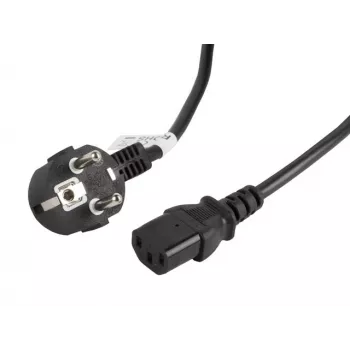 Lanberg CA-C13C-11CC-0030-BK Power Cable Black 3 M C13 coupler CEE7/7 (CA-C13C-11CC-0030-BK)