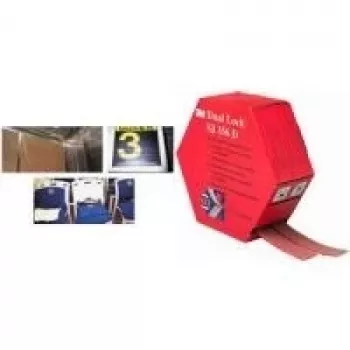 3M Dual Lock flexible press fastener, Colour: transparent Dimensions: 25,4 mm x 5 m, adhesive: Acrylat (SJ356D)