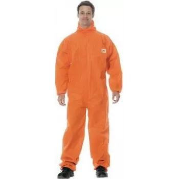 Protective suit 3M GT700000455 Type 5/6 Size XL Orange — disposable chemical/particulate protective coverall