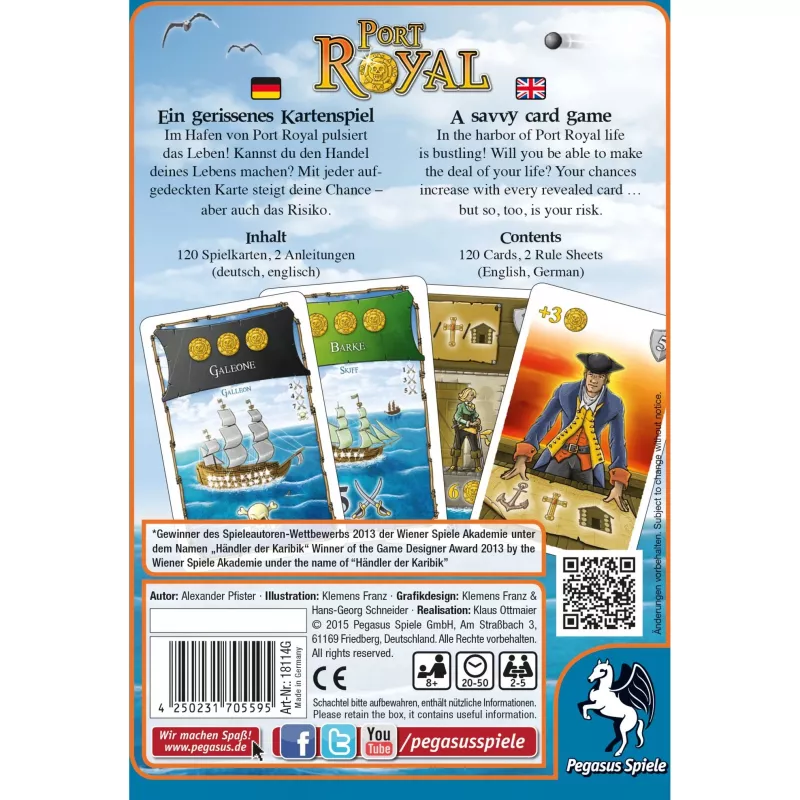 Pegasus 18114G board game card game
