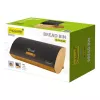 Maestro MR-1775-BLACK bread box Other Black, Wood Bamboo, Metal