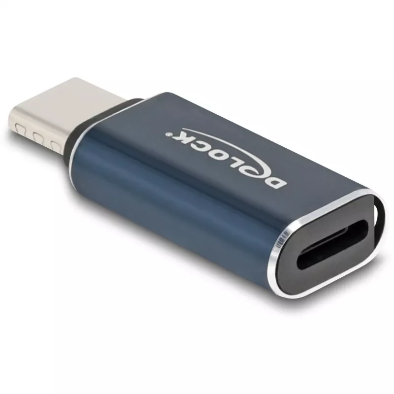 Cable Gender Changer DeLOCK 60688 USB 2.0 Type-C to 8 Pin Lightning Anthracite