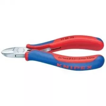 Knipex 77 02 130 Electronics & Precision Side Cutters with Bevel 130mm