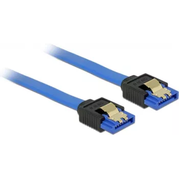 SATA Cable DeLOCK 84978 0.3m SATA 7-pin Black Blue