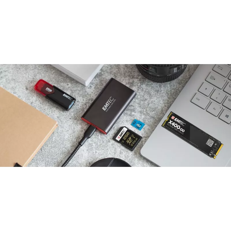 Emtec X210 ELITE 2 TB USB Type-C 3.2 Gen 2 (3.1 Gen 2) Black, Red