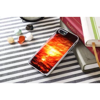 Protective phone case iKins for Apple iPhone 8 / 7 — Sunset Black