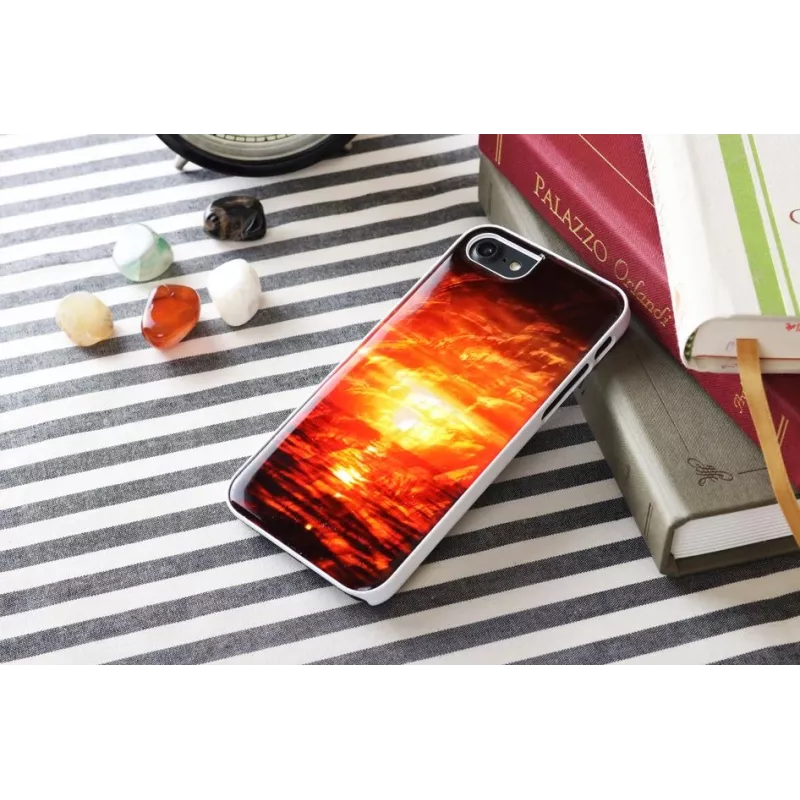 Protective phone case iKins for Apple iPhone 8 / 7 — Sunset Black