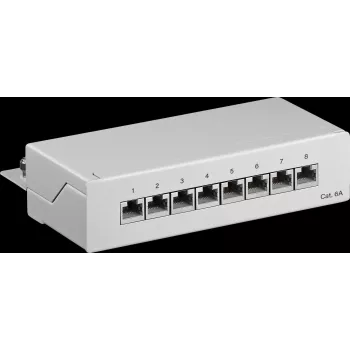 Goobay 62063 - RJ-45 - Cat6a - S/UTP (STP) - 22/26 - Grey - Rack Installation (62063)