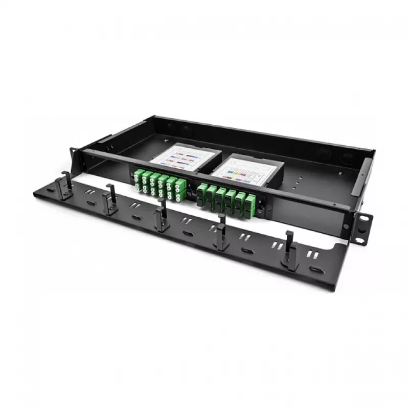 DeLOCK Fiber Optic HD Cassette MPO male to 12 x LC Duplex female 24 fibers Single-mode 9/125 µm