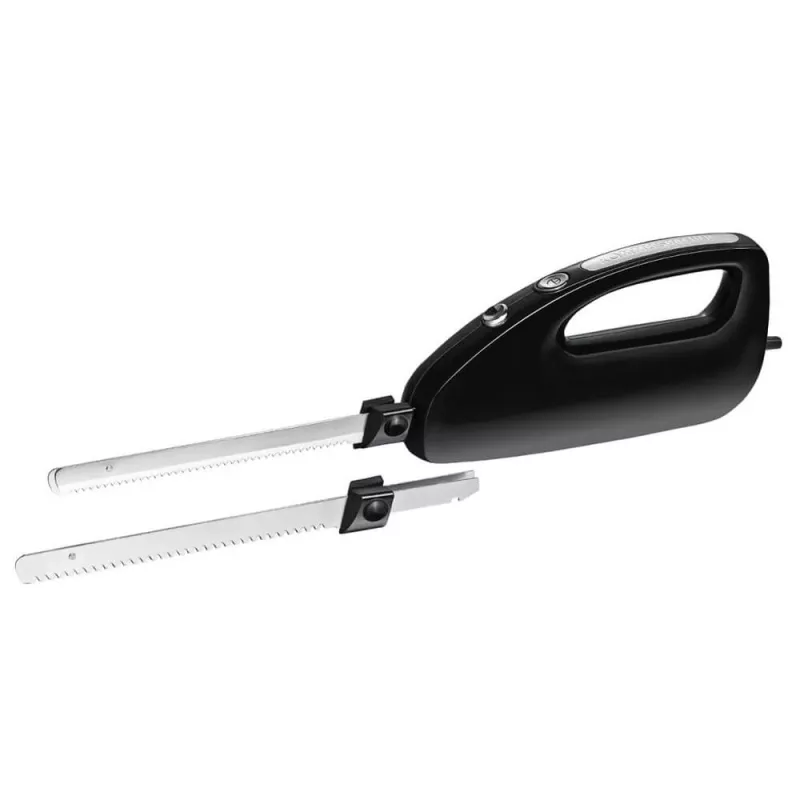 Electric knife Rommelsbacher EM 150 120 W — stainless steel blades, usable blade length 15 cm, black