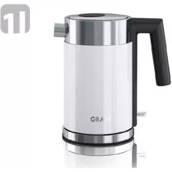Electric kettle Graef 1 L 2200 W Stainless steel White