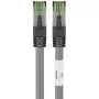 Goobay CAT 8.1 Patch Cable, S/FTP (PiMF), Grey, 0.5 m - LSZH Halogen-Free, Copper AWG 24 (55135)