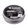 Gun pellets RANGER PRORO 5.5 mm, diabolo shape, silver, 250 pcs, aluminium dispenser