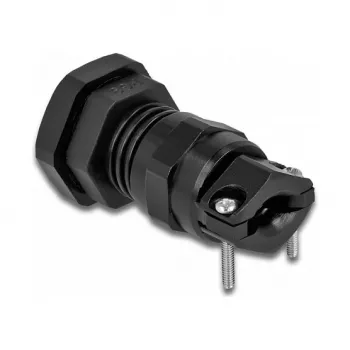 Cable Gland DeLOCK 60351 Black Metal Plastic