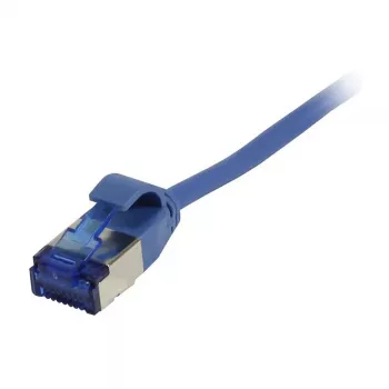 Synergy 21 Patch Cable RJ45, CAT6A 500Mhz, 0.25m, Blue, U/FTP, slimline Round d=3,8mm, TPE(Superflex), AWG32, Synergy 21 - Digital/Data - Network