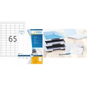 Die-cut label HERMA 10781 9.7x4.23 cm 12 labels per sheet