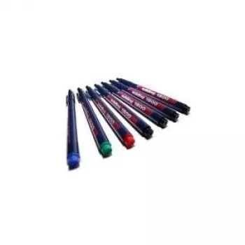 EDDING 1800 profipen - Retractable Gel Pen - Black - Blue - Plastic - 0,5 mm - Metal