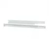 Mounting L‑rail bracket ALLNET adjustable length 502–849 mm light gray, pair