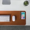 Alterzone Desktop Pad, Vegan Leather Surface, Cognac Brown (ALZVGL-1)
