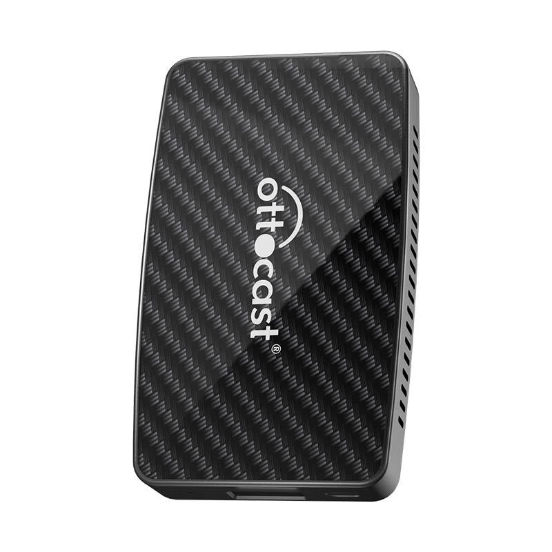 CarPlay/Android adapter Ottocast CA400-S — 4-in-1: wireless CarPlay & Android Auto, wired Apple CarPlay & Android Auto, black