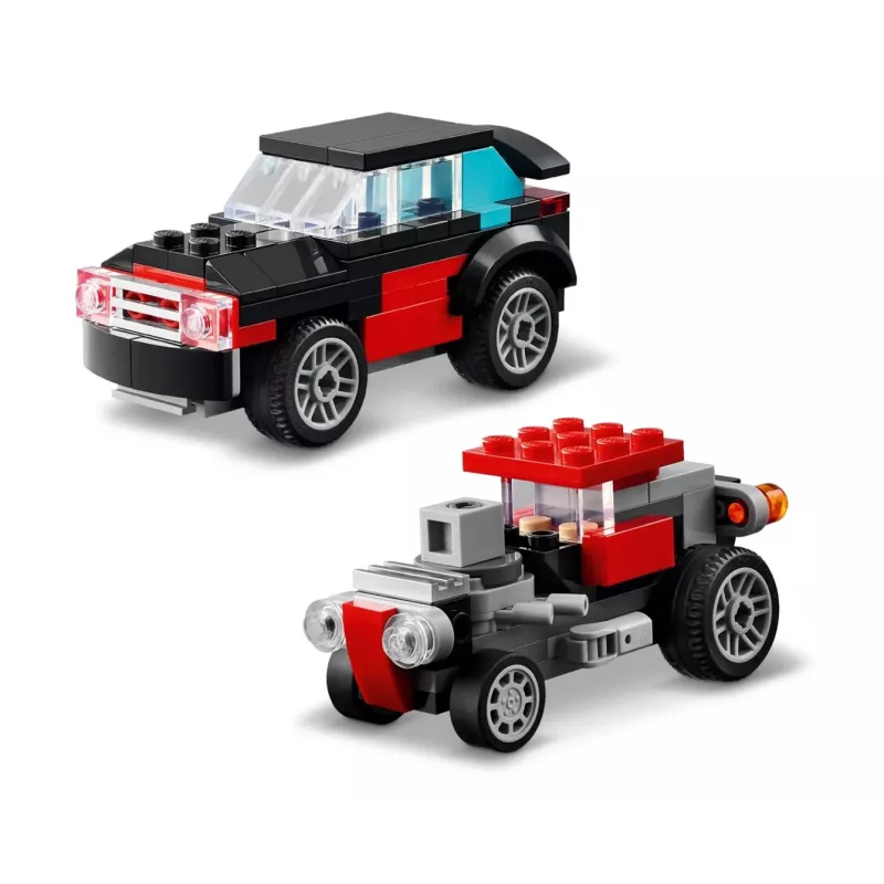 LEGO Creator 2-in-1 Flatbed Truck with Helicopter set 31146, convertible build for kids