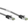 Goobay CAT 8.1 Patch Cable, S/FTP (PiMF), Grey, 7.5 m - LSZH Halogen-Free, Copper AWG 24 (55140)