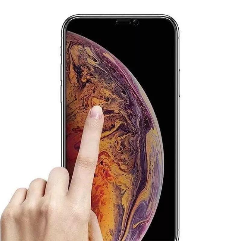 Tempered Glass Screen Protector Devia Real Series for iPhone XS Max 3D Full Screen Black