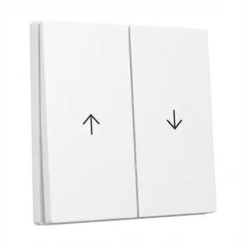 gira Rocker switch cover 2-fold arrow System 55 pure white (model 329403)