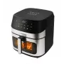 Hot-air fryer ESPERANZA EKA005, 8 L capacity, 1600 W, touch control, 10 programs, stainless steel, black