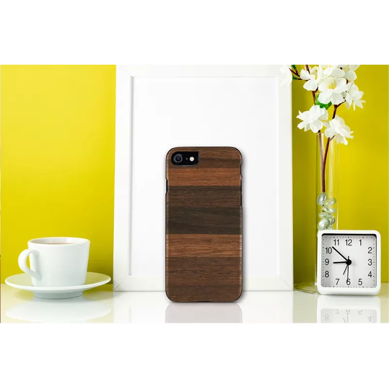 Protective phone case Man and Wood for iPhone 7/8 — fango black