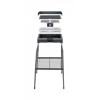 Electric Grill Severin PG 8568 2200 W Black Rectangular Cooking Surface